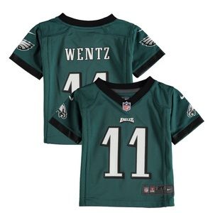 Philadelphia Eagles Carson Wentz Green Game Jersey